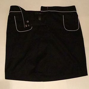 Black Skirt with White Pipping